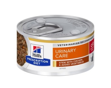 Hill's Prescription Diet Feline c/d Multicare Stress estofat amb pollastre i verdures (llauna) 82g