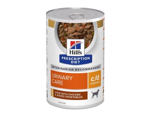Hill's Prescription Diet Canine c/d Multicare estofat amb pollastre i verdures (llauna) 354g