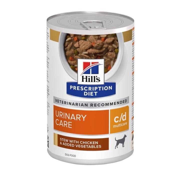 Hill's Prescription Diet Canine c/d Multicare estofat amb pollastre i verdures (llauna) 354g