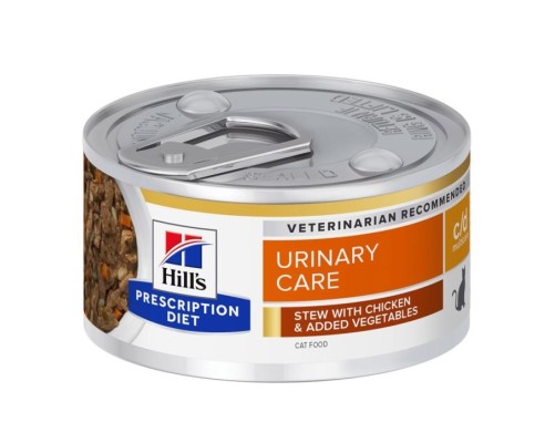 Hill's Prescription Diet Feline c/d Multicare estofat amb pollastre i verdures (llauna) 82g
