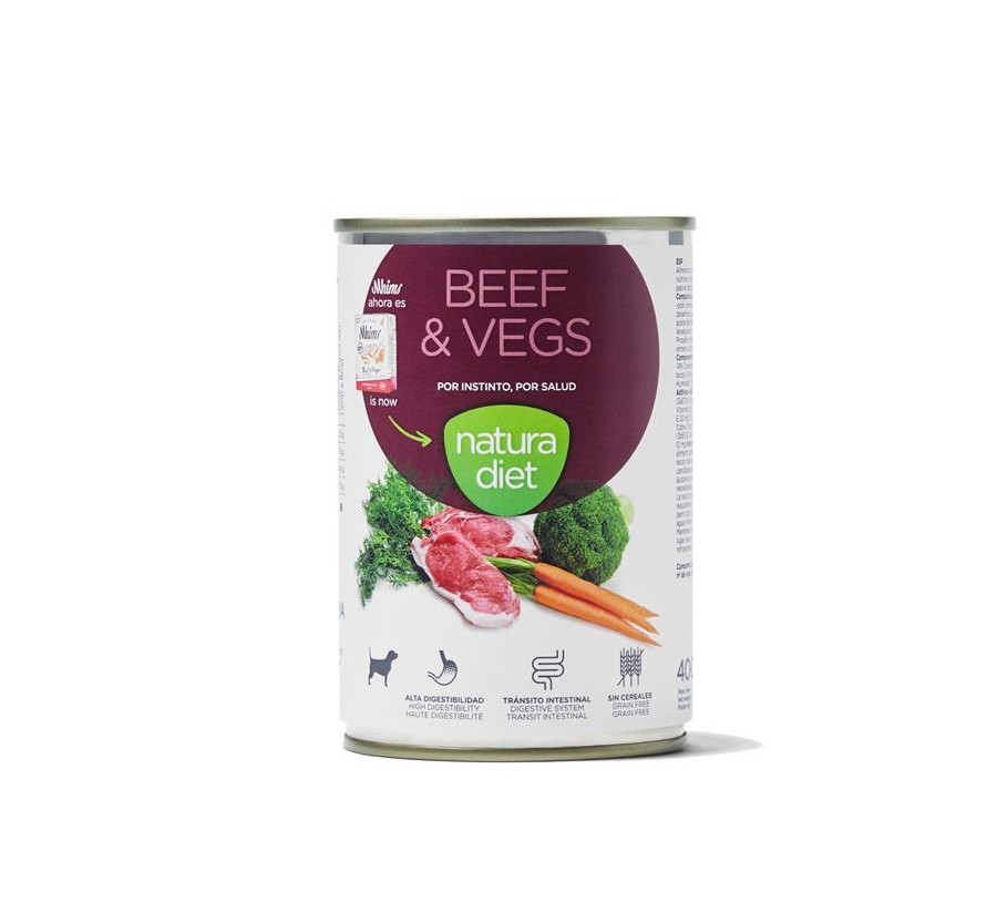 Natura Diet Dog Beef & Vegs 400G
