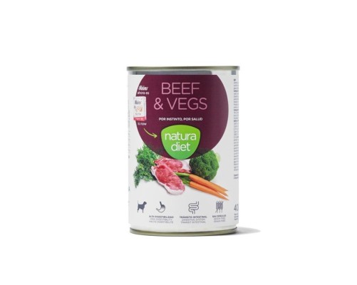 Natura Diet Dog Beef & Vegs 400G
