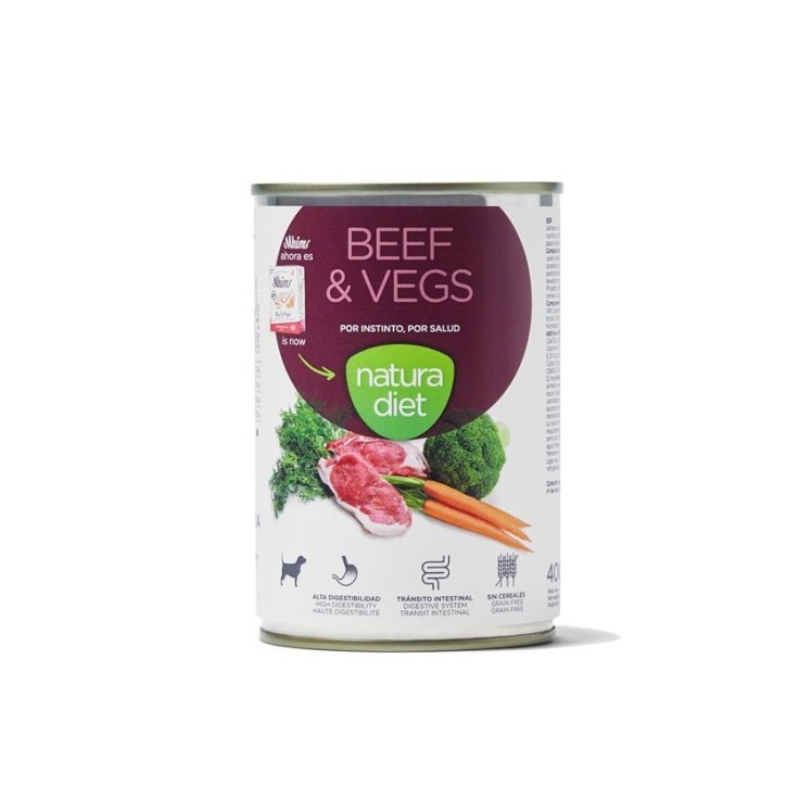 Natura Diet Dog Beef & Vegs 400G