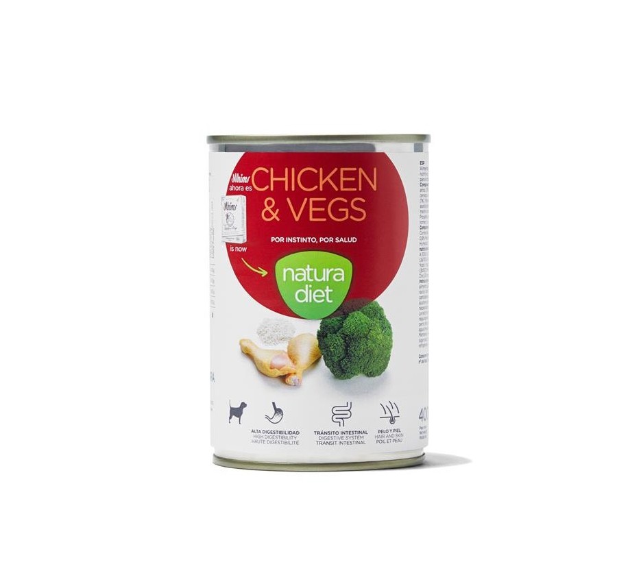 Natura Diet Dog Chicken & Vegs400G