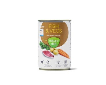 Natura Diet Dog Fish & Vegs 400G