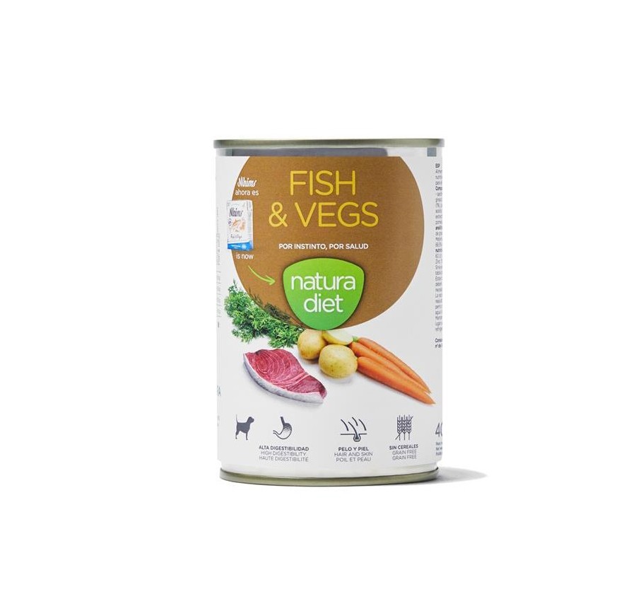 Natura Diet Dog Fish & Vegs 400G
