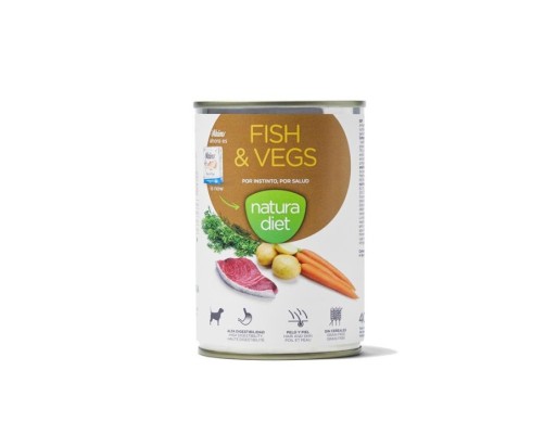 Natura Diet Dog Fish & Vegs 400G