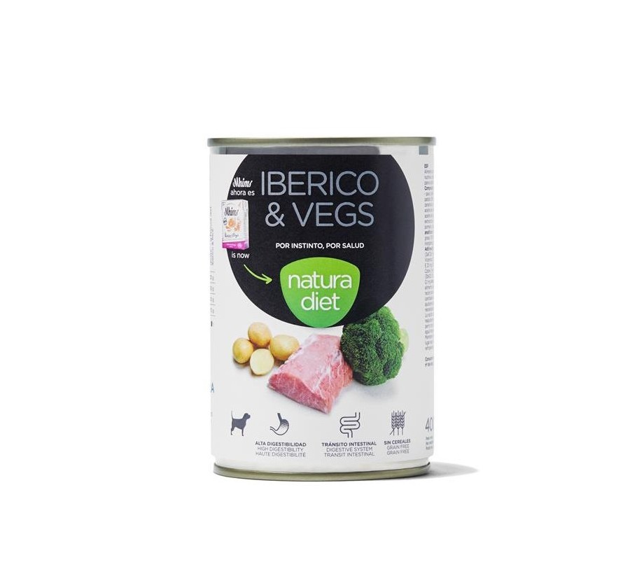 Natura Diet Dog Iberico & Vegs 400G