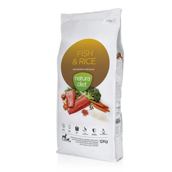 Natura Diet Fish & Rice 12 Kg