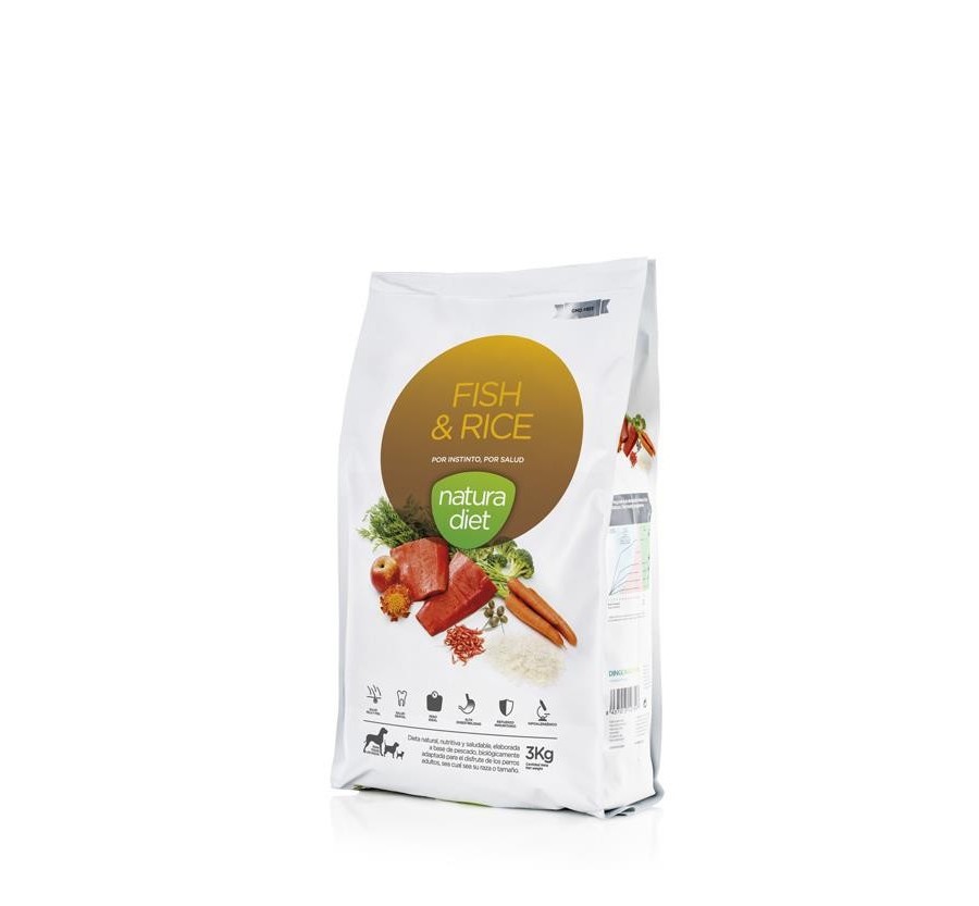 Natura Diet Fish & Rice 3 Kg