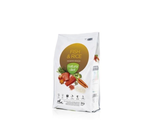 Natura Diet Fish & Rice 3 Kg
