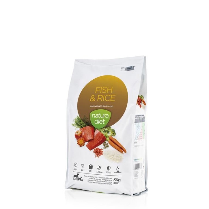 Natura Diet Fish & Rice 3 Kg