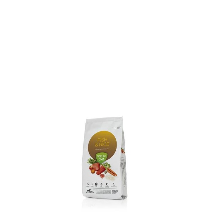 Natura Diet Fish & Rice 500 G