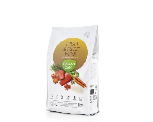 Natura Diet Fish & Rice Mini 3 Kg