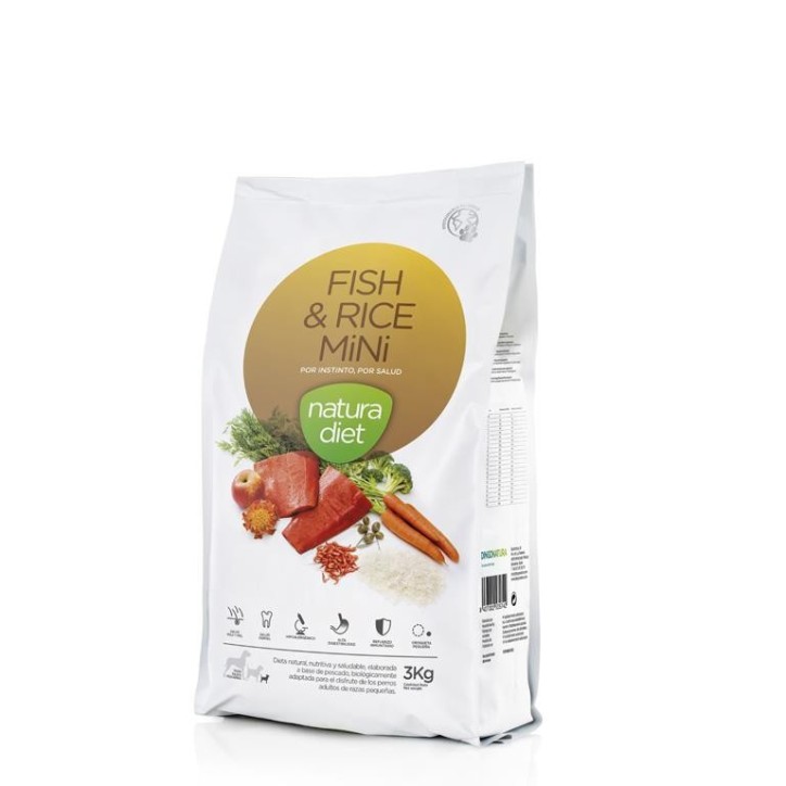 Natura Diet Fish & Rice Mini 3 Kg