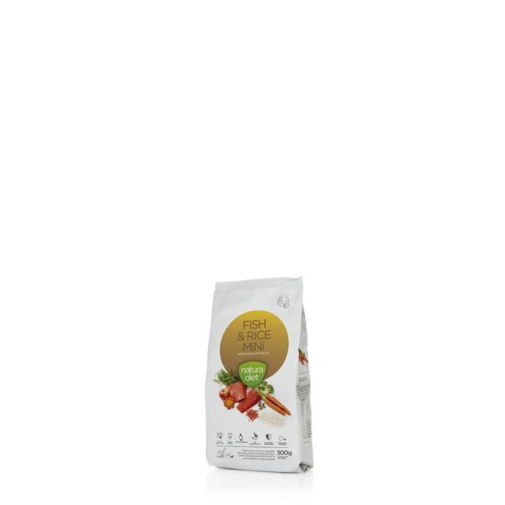 Natura Diet Fish & Rice Mini 500 G