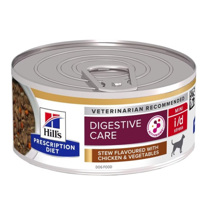 Hill's Prescription Diet Canine i/d Stress Mini estofat amb sabor a pollastre i verdures (llauna) 156g