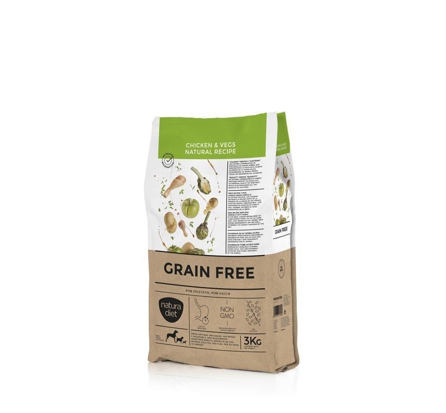 Natura Diet Grain Free Chicken & Vegs 3 Kg