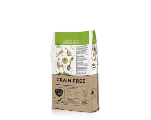 Natura Diet Grain Free Chicken & Vegs 3 Kg