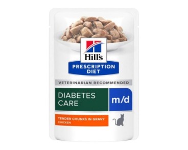 Hill's Prescription Diet Feline m/d (bolsitas) 12x85g