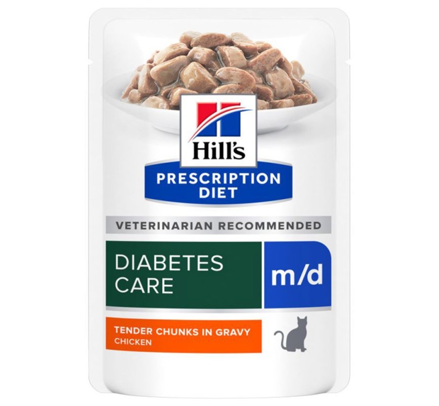 Hill's Prescription Diet Feline m/d (bossetes) 12x85g