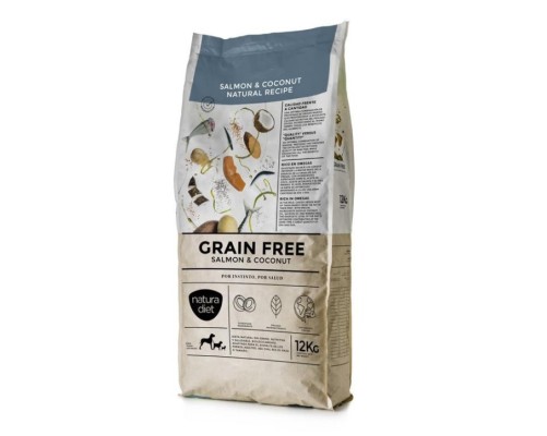Natura Diet Grain Free Salmon & Coconut 12 Kg