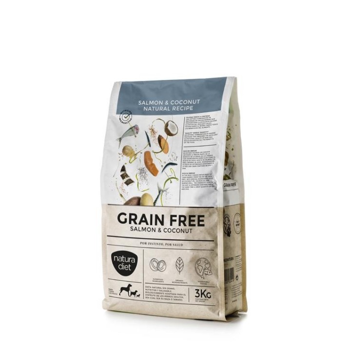 Natura Diet Grain Free Salmon & Coconut 3 Kg