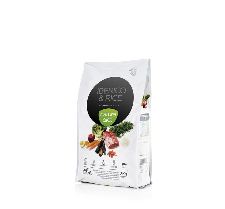 Natura Diet Iberico & Rice 3 Kg