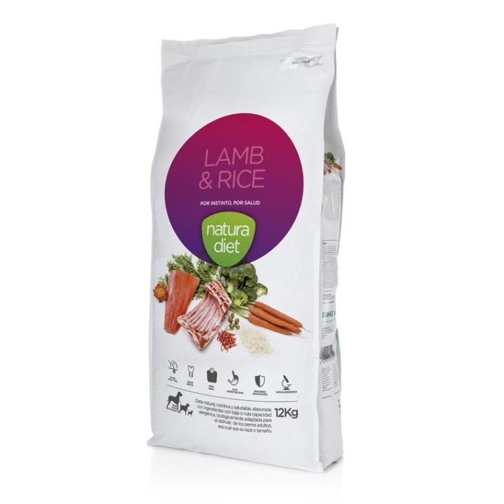 Natura Diet Lamb & Rice 12 Kg