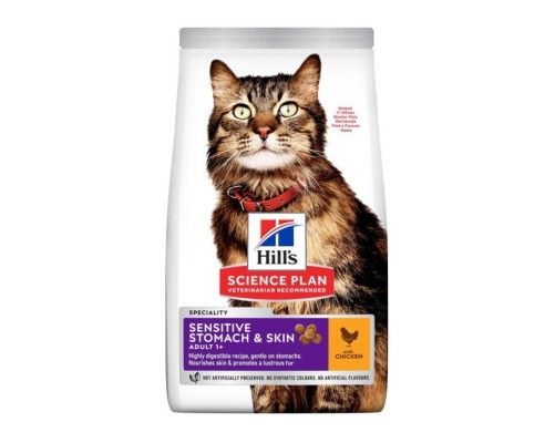 Hill's Science Plan Feline Adult Sensitive Stomach & Skin Pollo 1.5kg