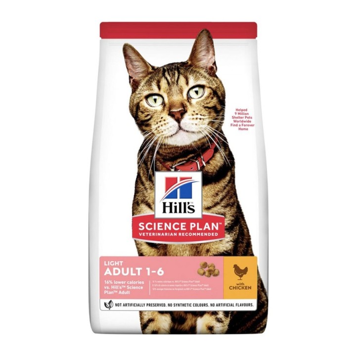 Hill's Science Plan Feline Adult Light Pollo 3kg