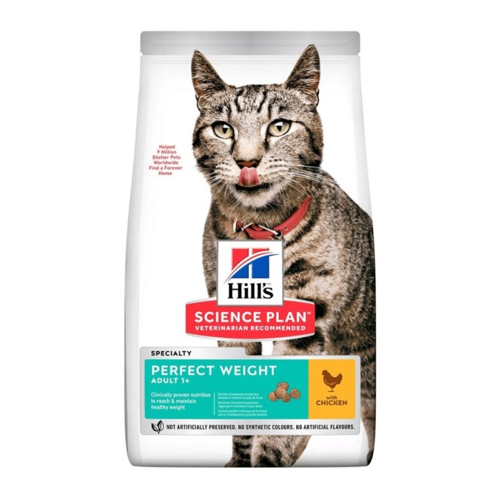 Hill's Science Plan Feline Adult Perfect Weight pollastre 1.5kg