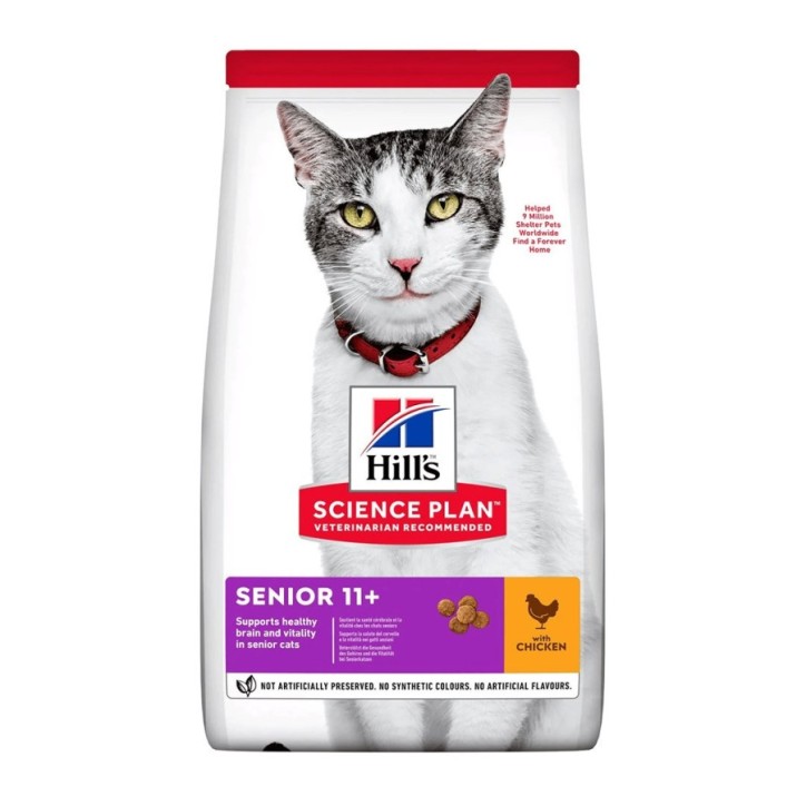 Hill's Science Plan Feline Senior 11+ pollastre 1.5kg