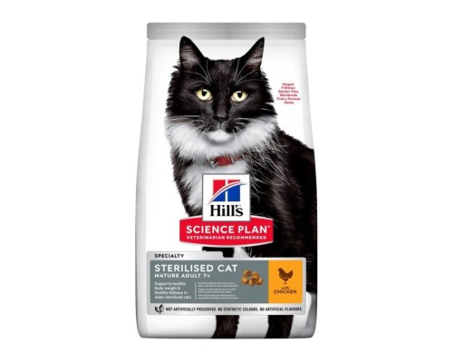 Hill's Science Plan Feline Mature Adult 7+ Sterilised Cat Pollo 1.5kg