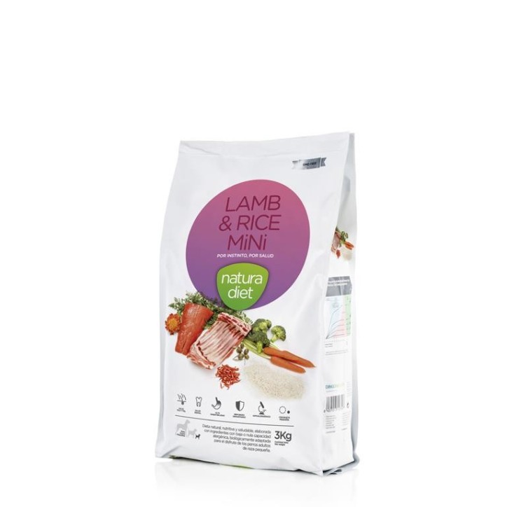 Natura Diet Lamb & Rice Mini 3 Kg