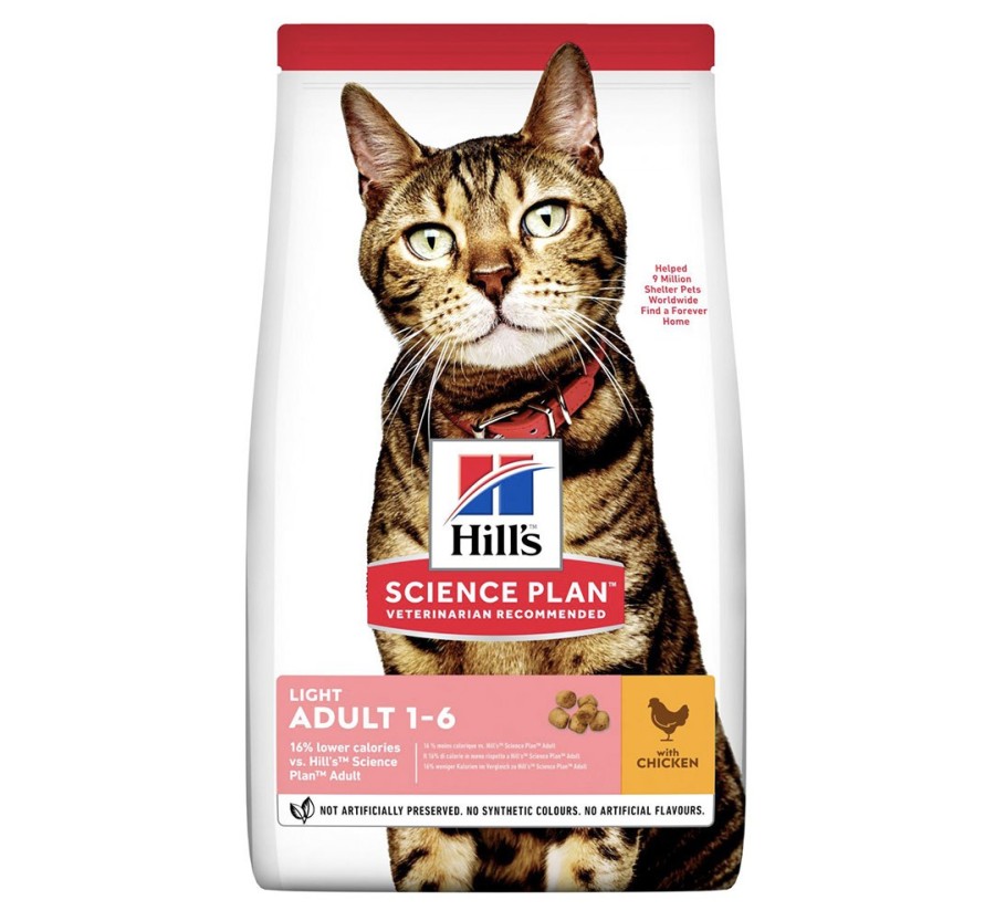 Hill's Science Plan Feline Adult Light pollastre 10kg