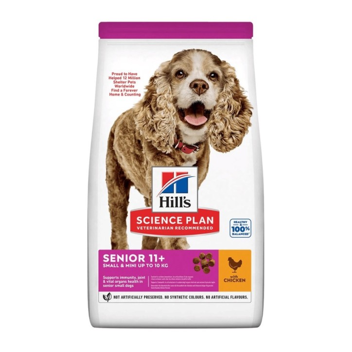 Hill's Science Plan Canine Senior 11+ Small & Miniature pollastre 1.5kg