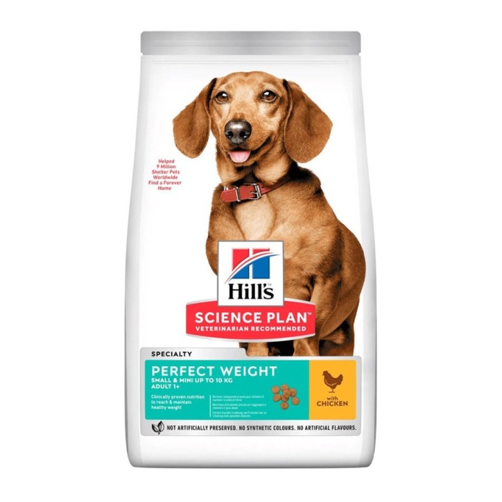 Hill's Science Plan Canine Adult Perfect Weight Small & Mini pollastre 1.5kg
