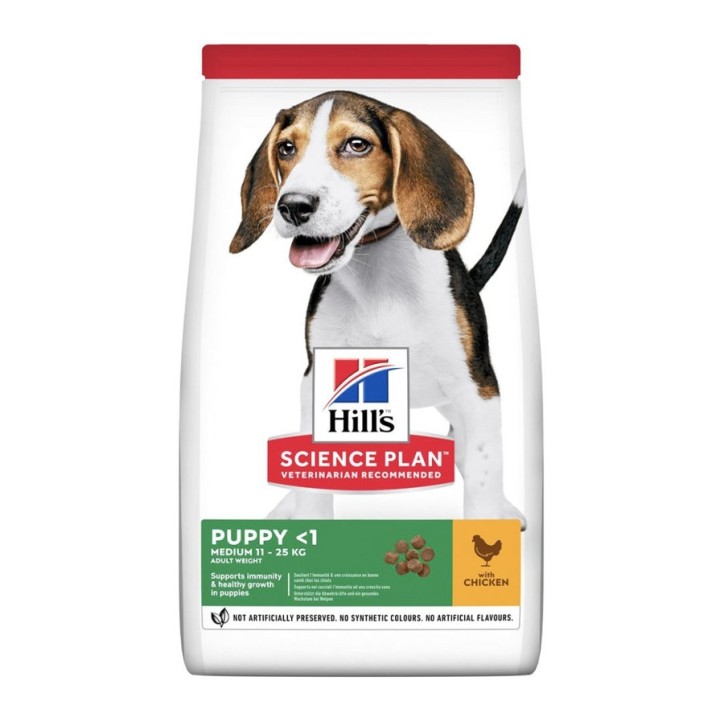 Hill's Science Plan Canine Puppy Medium pollastre 2.5kg