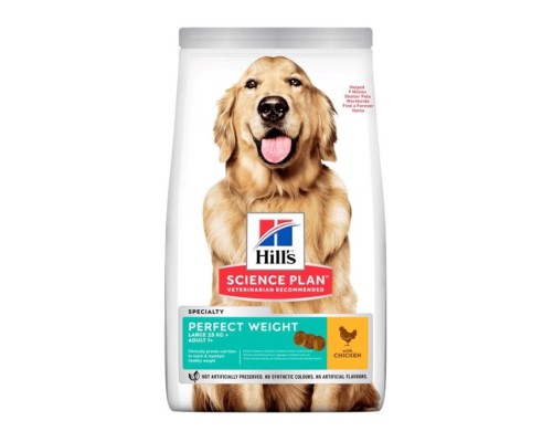 Hill's Science Plan Canine Adult Perfect Weight Large Breed pollastre 12kg