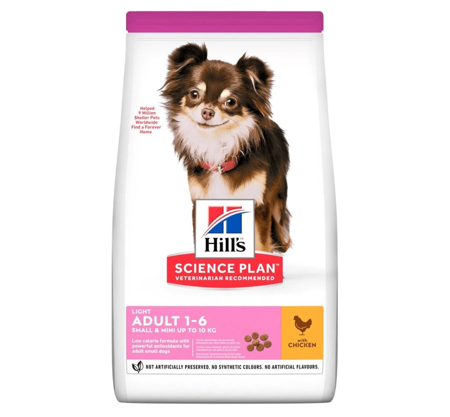 Hill's Science Plan Canine Adult Light Small & Mini pollastre 6kg