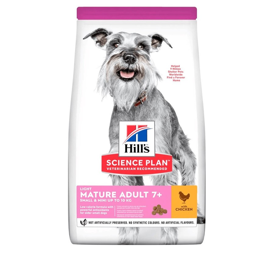 Hill's Science Plan Canine Mature Adult 7+ Light Small & Mini pollastre 2.5kg