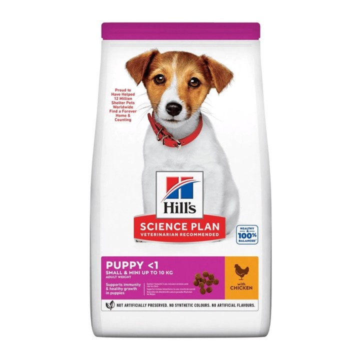 Hill's Science Plan Canine Puppy Small & Mini pollastre 3kg
