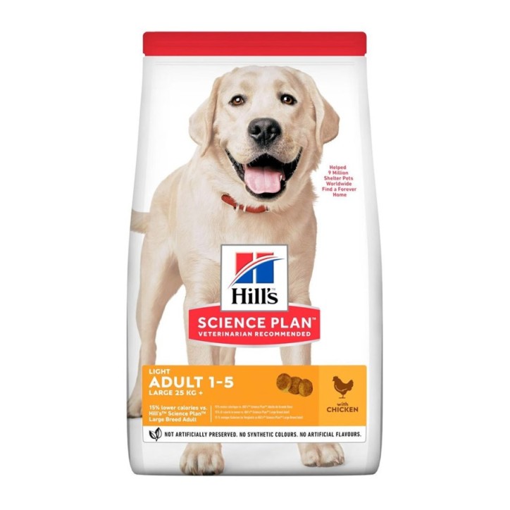 Hill's Science Plan Canine Adult Light Large Breed pollastre 14kg