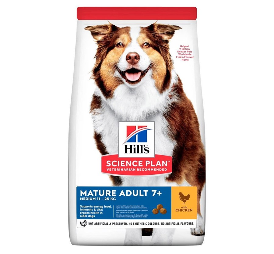 Hill's Science Plan Canine Mature Adult 7+ Medium pollastre 14kg