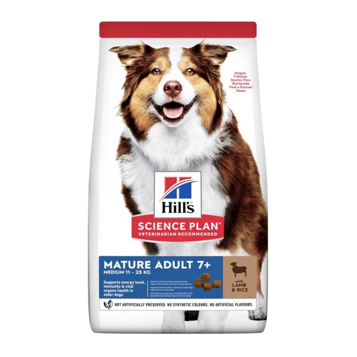Hill's Science Plan Canine Mature Adult 7+ Medium Xai & àrros 14kg