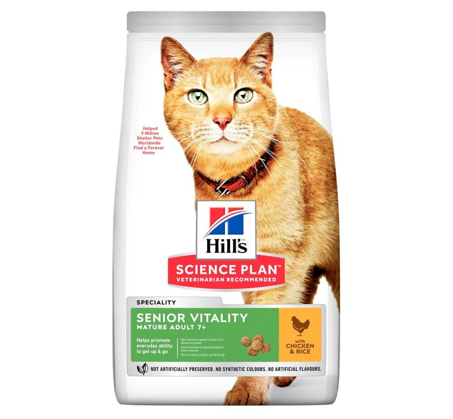 Hill's Science Plan Feline Adult 7+ Senior Vitality Pollo 1.5kg