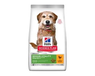 Hill's Science Plan Canine Mature Adult 7+ Senior Vitality Small & Mini pollastre 1.5kg
