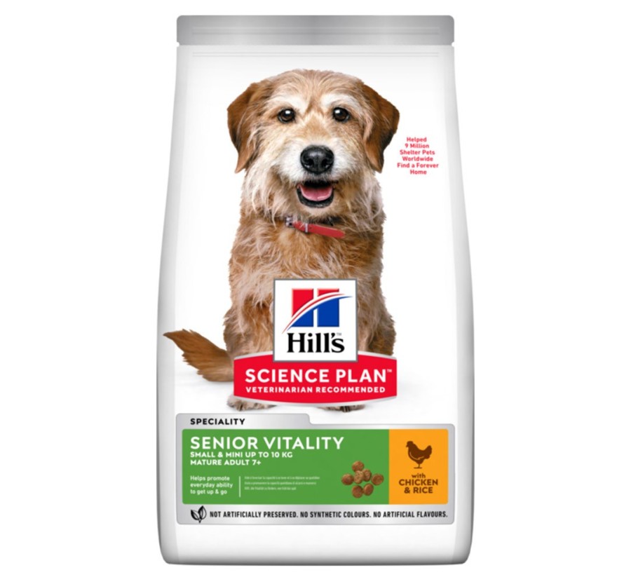 Hill's Science Plan Canine Mature Adult 7+ Senior Vitality Small & Mini pollastre 1.5kg