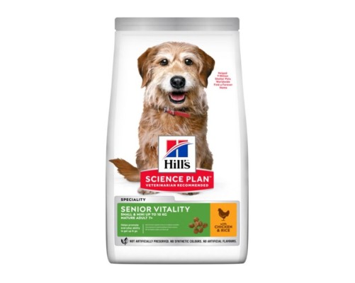 Hill's Science Plan Canine Mature Adult 7+ Senior Vitality Small & Mini pollastre 1.5kg